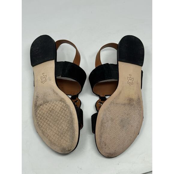 Tory Burch metal Miller black suede 7 37 - Picture 5 of 5